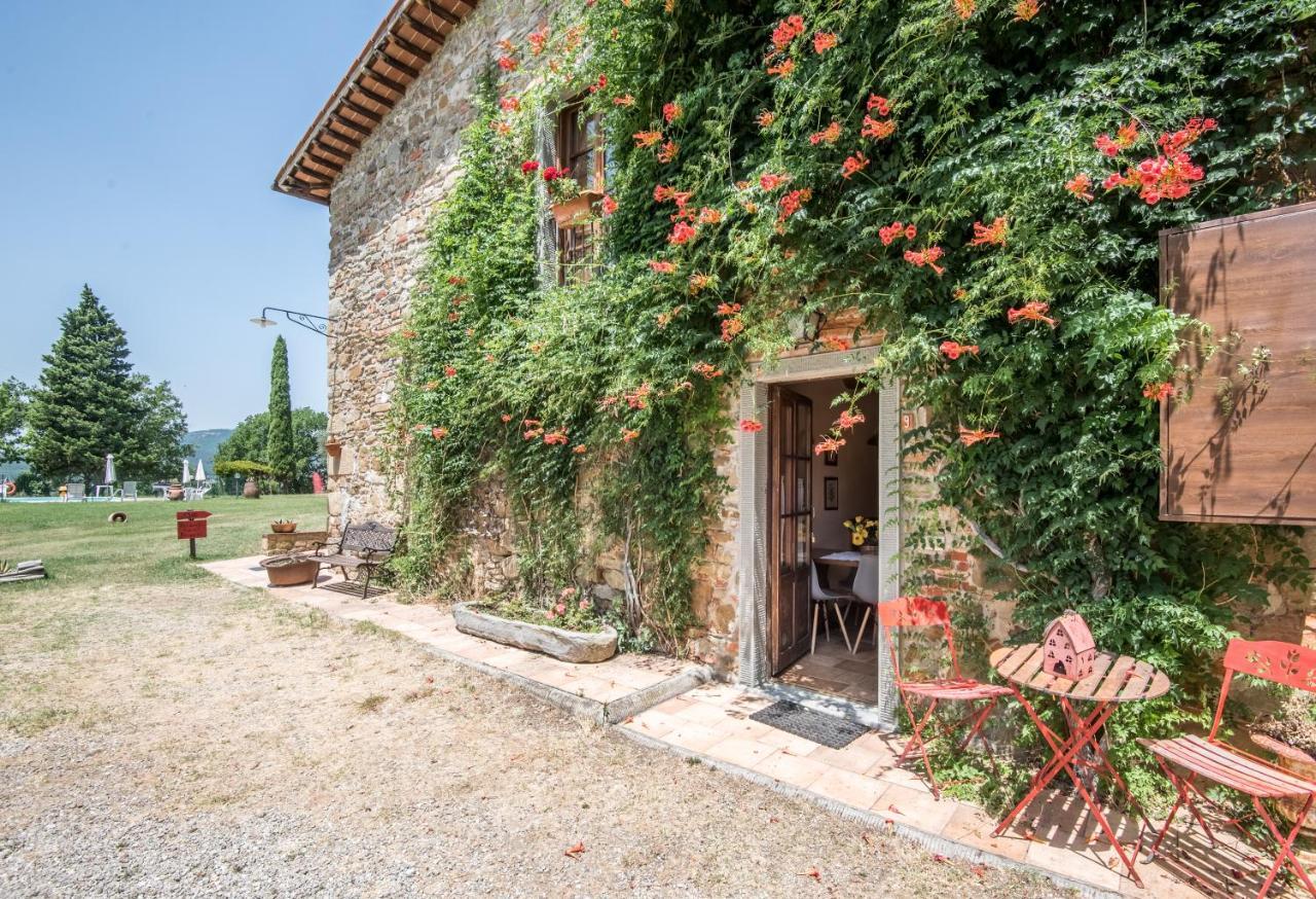 Poggio Primo - Bilocale Cavaliere Villa Castiglion Fibocchi Bagian luar foto