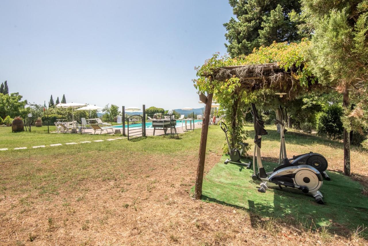 Poggio Primo - Bilocale Cavaliere Villa Castiglion Fibocchi Bagian luar foto